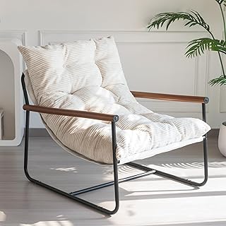 Cream accent chair